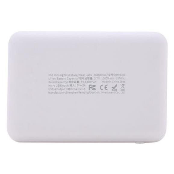 Pin Sạc Dự Phòng ROCK SPACE Mini P66 10.000mAh - Hàng chính hãng