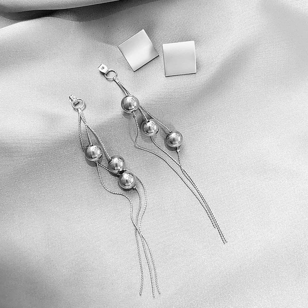 Bông Tai Hình Học Tròn / Vuông Thời Trang Hàn Quốc Cho Nữ VANES1