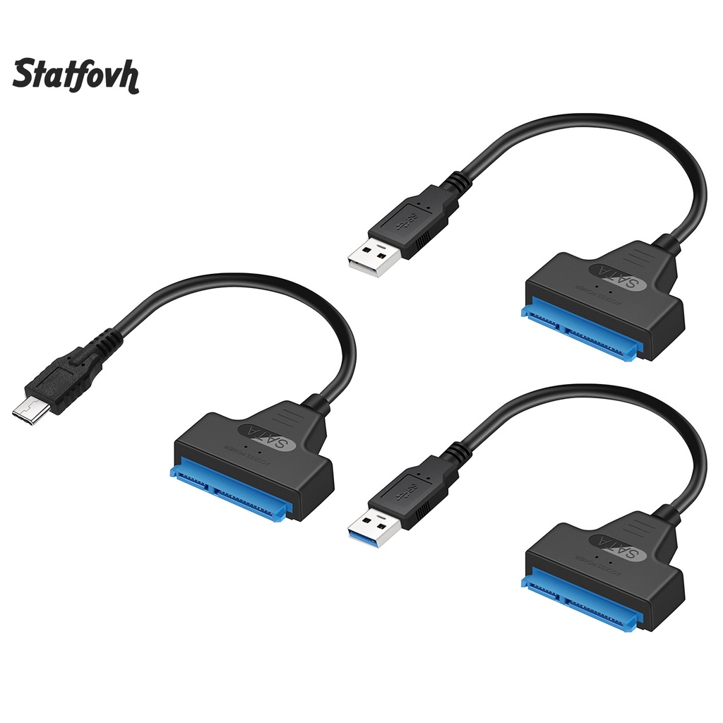 Statfovh.My Dây Cáp Chuyển Đổi Usb2.0 Usb3.0 Type-C Sang Sata Plug Play Ssd | BigBuy360 - bigbuy360.vn