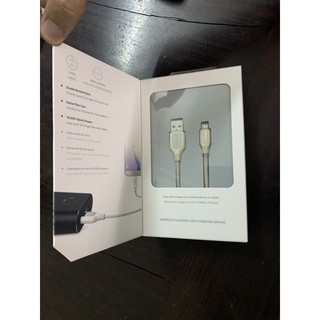 [Có bao da] Cáp sạc ANKER PowerLine+ Micro USB dài 1.8m - A8143