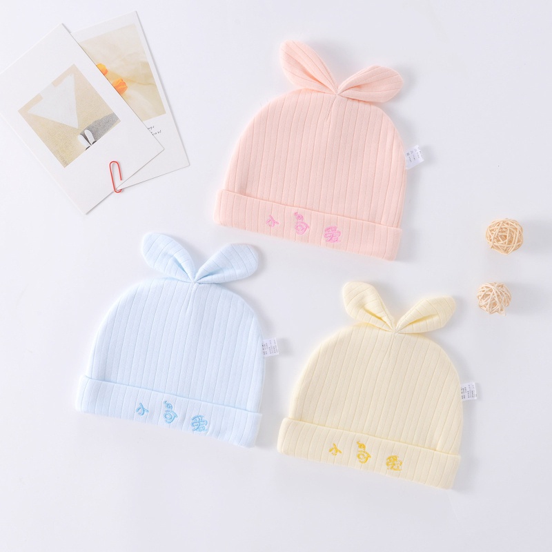 Mũ Trùm Đầu Mềm Mại Chống Gió Giữ Ấm Cho Bé Sơ Sinh