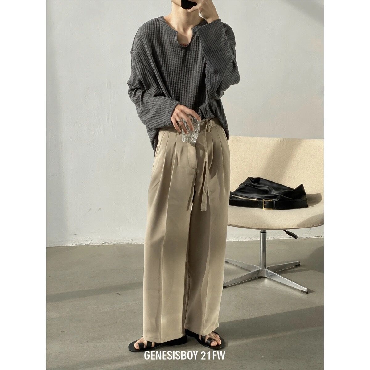 Áo Thun Nam Dài Tay Cổ Chữ V Thời Trang Hàn | BigBuy360 - bigbuy360.vn