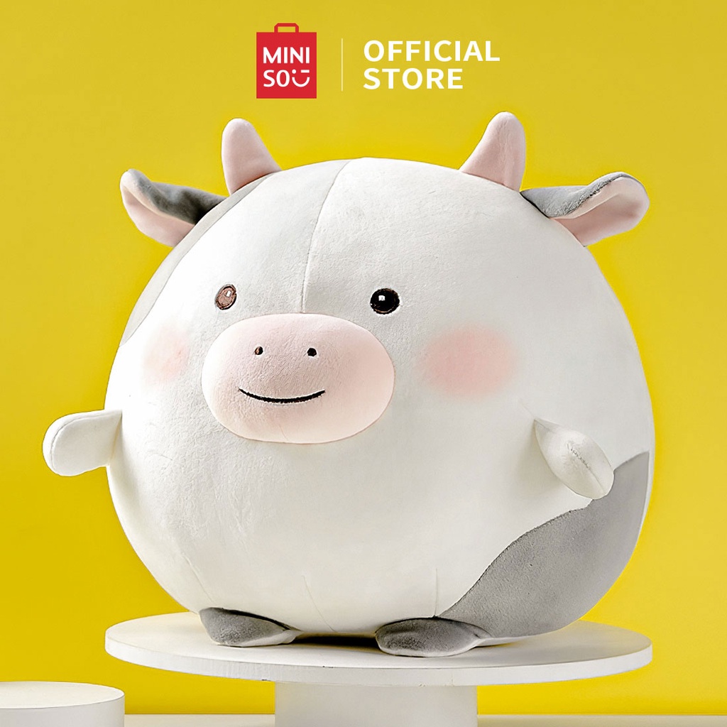 Đồ chơi thú nhồi bông cao cấp mềm mịn Gấu bông heo con Miniso