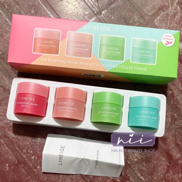 Mặt Nạ Ngủ Cho Môi Laneige Lip Sleeping Mask Mini Kit