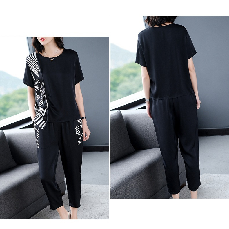 BM9631 - Set áo và quần nữ cho người mập