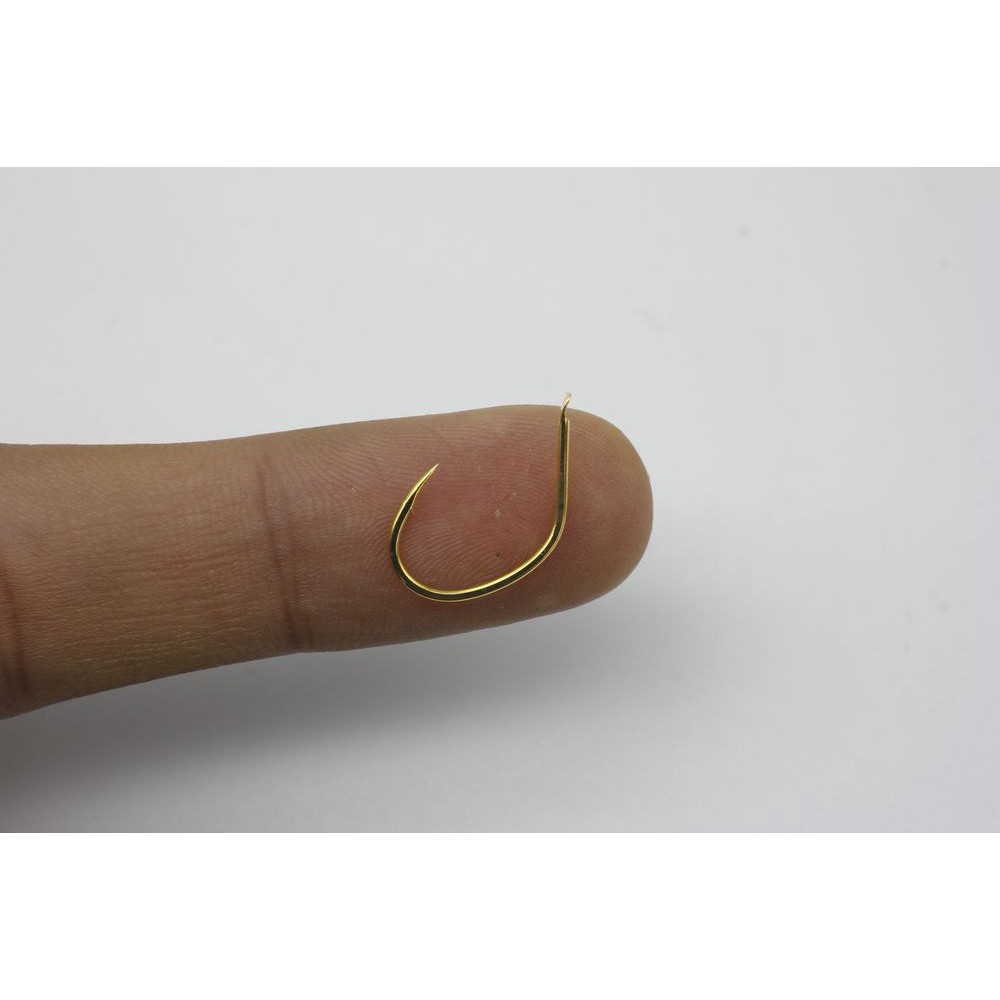 Bộ 30 móc câu cá màu vàng bằng thép carbon cao cấp 6#-12# thiết kế mới lạ siêu sắc bén 2021