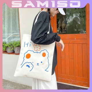 Túi tote đeo chéo đi học giá rẻ phong cách hàn quốc canvas TT00