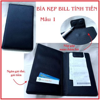 [Freeship + Tặng bút + xả kho 3 ngày] Bìa kẹp bill tính tiền nhà hàng cao cấp Bìa đôi MaTab bảng tính tiền