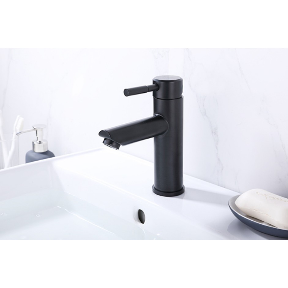 Vòi Lavabo nóng lạnh màu đen cao cấp - Inox 304 - Style 2 | BigBuy360 - bigbuy360.vn