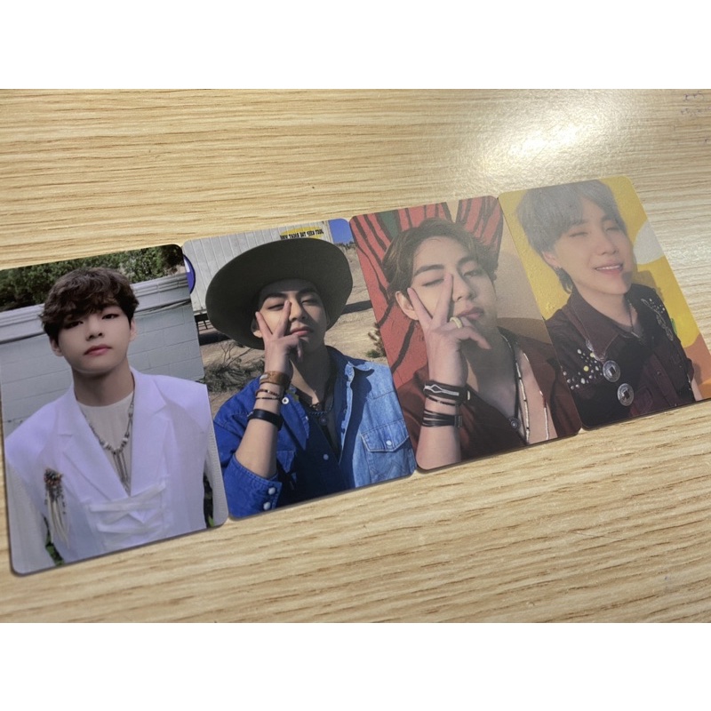 Card ảnh thẻ bo góc BTS V Suga Lucky draw Butter M2U PST SOUNDWAVE