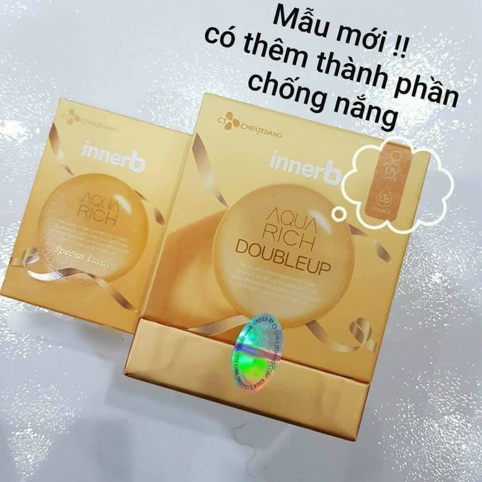Viên Uống Cấp Nước 💝FREESHIP💝 Viên Uống Cấp Ẩm - Chống Lão Hóa - Căng Bóng Da - CJ Innerb Aqua Rich Doubleup SP37 | Thế Giới Skin Care