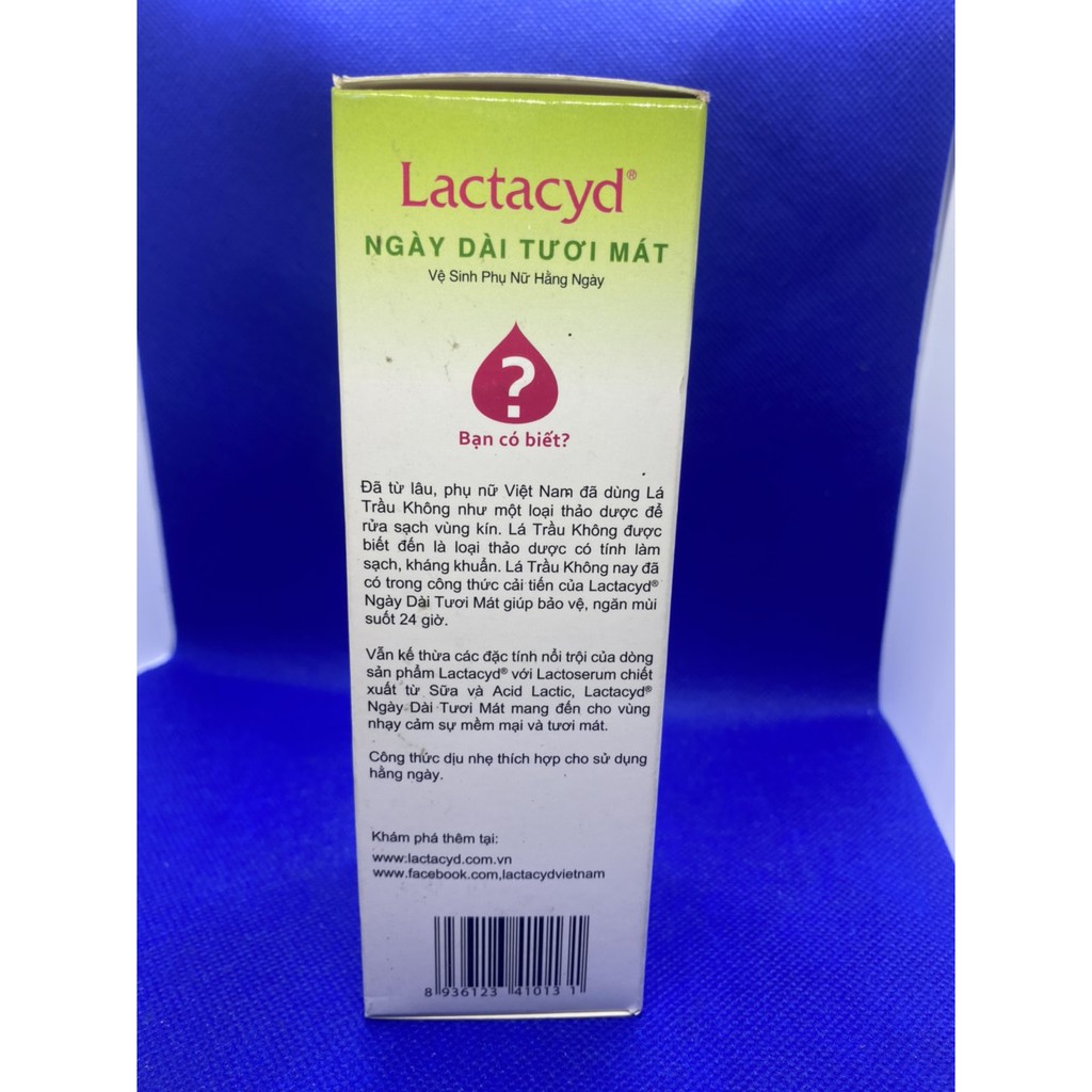 Dung Dịch Vệ Sinh Lactacyd 150ml  Lá Trầu Không& Nước Hoa Hồng