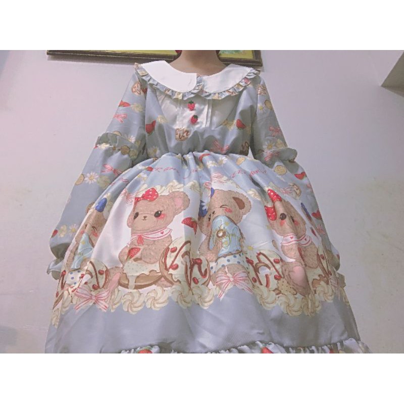 ĐẦM BÚP BÊ LOLITA KÈM NƠ 🎀 PHONG CÁCH CÔNG CHÚA