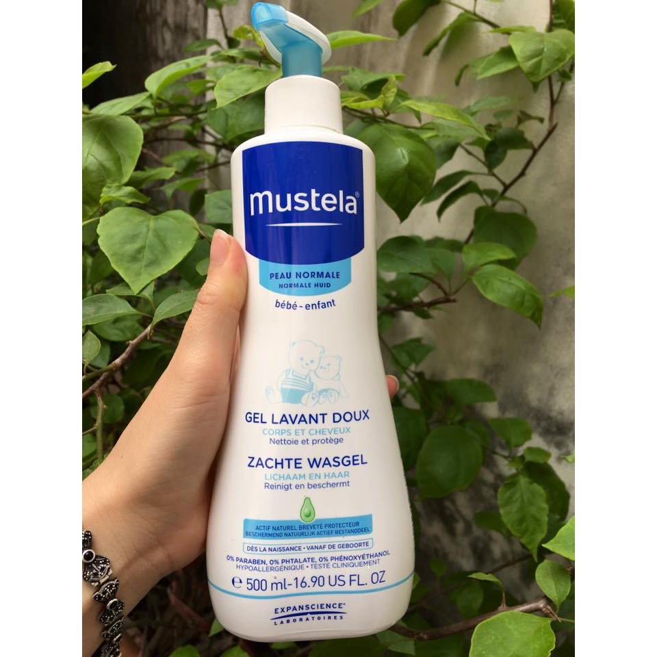 Sữa tắm gội 2in1 dành cho bé- Mustela 200ml/500ml