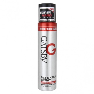 Gôm Gatsby Set & Keep Spray Super Hard 250ml