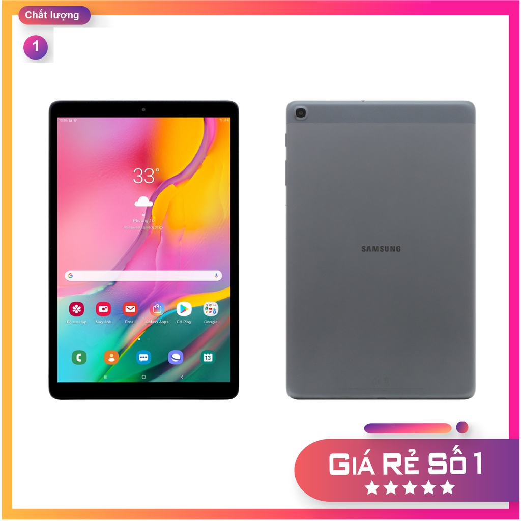 Máy tính bảng Samsung T515, màn to 10.1in fullHD, có 4G, cấu hình RAM 3GB, bộ nhớ 32GB