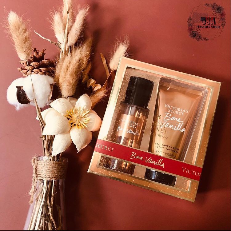 VS - Mini Gift Set | Bộ Quà Tặng Mini Xịt Thơm và Sữa Dưỡng Thể Victoria's Secret Mini Body Mist and Lotion | Thế Giới Skin Care