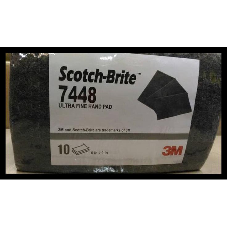 Bộ 10 Linh Kiện Điện Tử Scotch Brite 3m 7448 Màu Xám