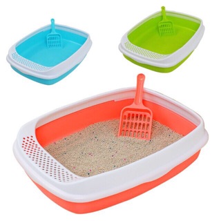 Khay vệ sinh cho mèo size to hình bầu dục