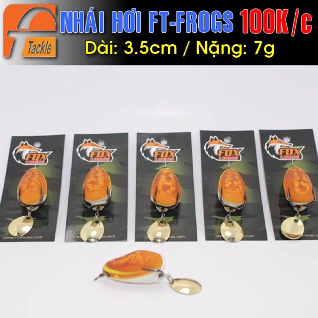 Nhái hơi FT FROGS 3,5cm 7g - chỉ 80k khi mua từ 2c