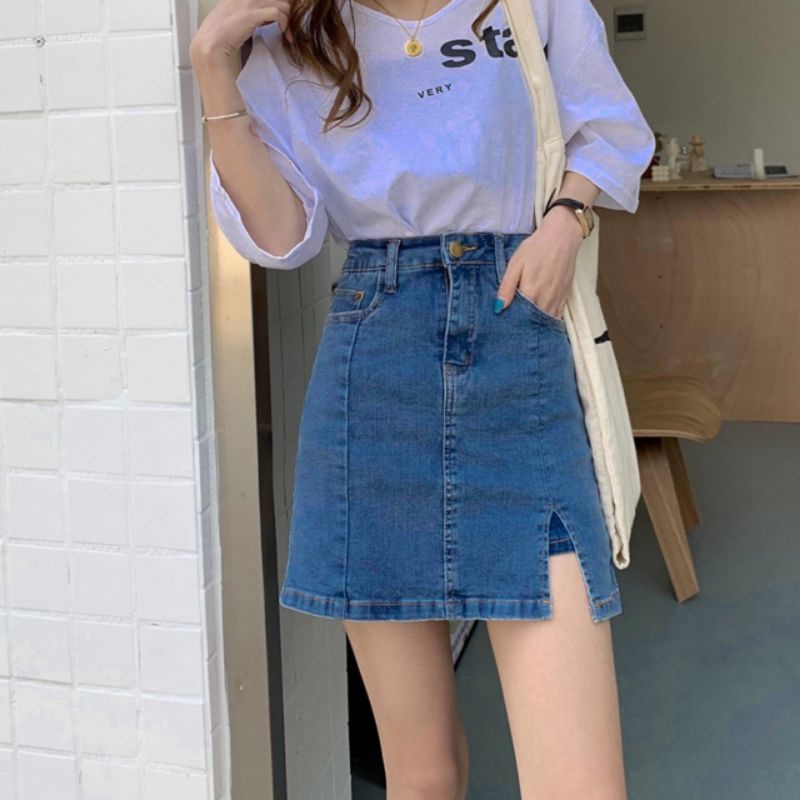 [chân váy chữ a][ chân váy ngắn] Siêu hot trend 2021( có quần trong )