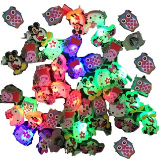 Combo 6 sticker 2-3D lò xo gắn dép sục Hapu nhiều kiểu hình