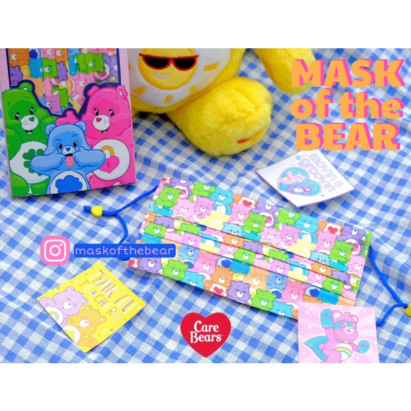 Khẩu trang Carebear Chính Hãng phiên bản Limited x Mask of the bear | BigBuy360 - bigbuy360.vn