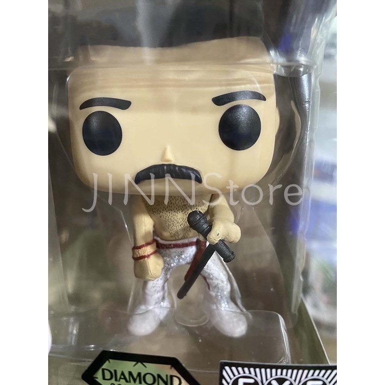 Đồ chơi mô hình JINNStore Funko Pop Rocks Queen Freddie Mercury 97 FYE độc đáo
