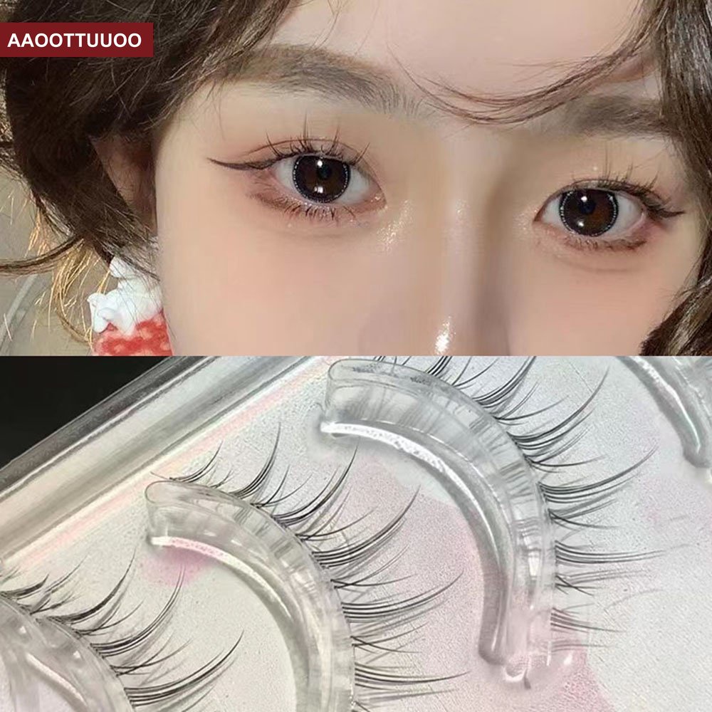 5 Cặp Lông Mi Giả Trong Suốt Siêu Mịn Dùng Hóa Trang Búp Bê Barbie