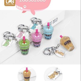 Móc khoá trà sữa
