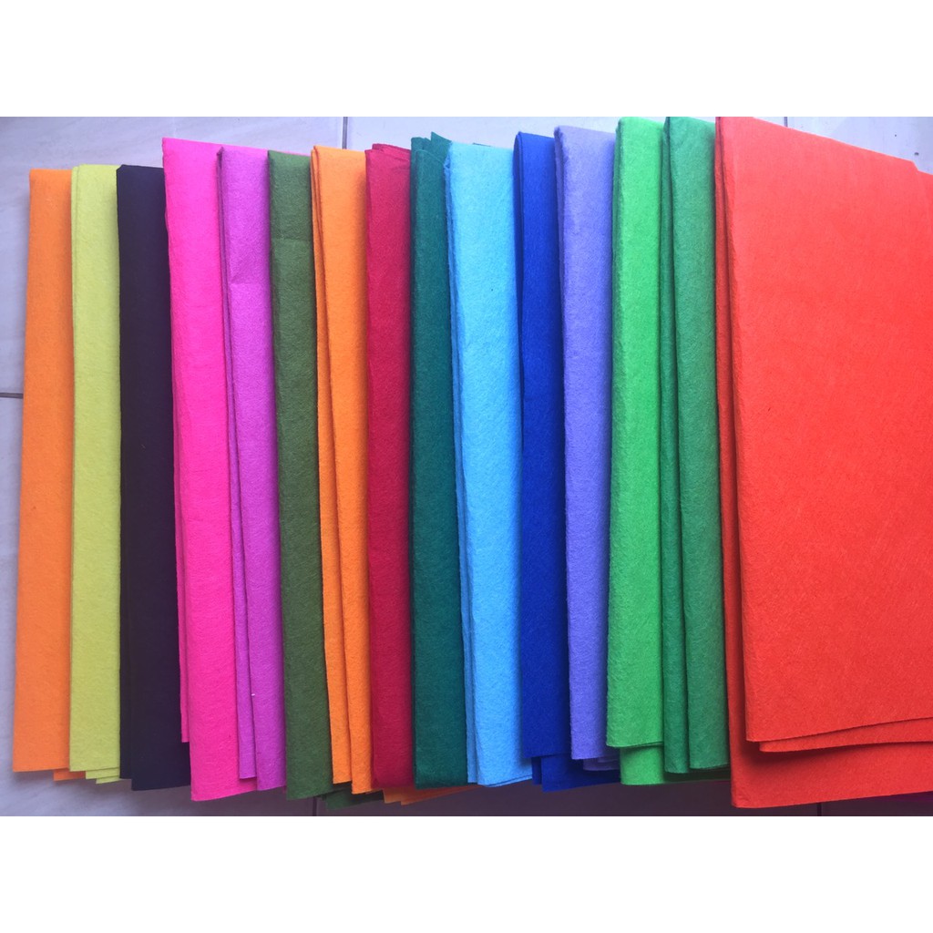 Vải nỉ làm hoa – vải nỉ trang trí làm đồ handmade kích thước 85x90cm