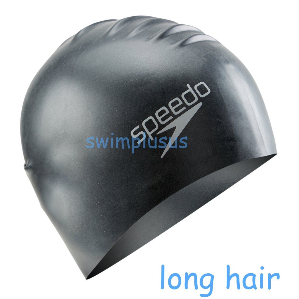 Mũ bơi silicone Plain Flat Speedo ( Long hair )