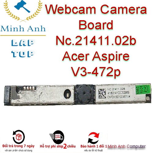 Webcam Camera Board Nc.21411.02b Acer Aspire V3-472p