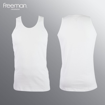 Áo thun ba lỗ nam Freeman - Chất liệu cotton ASF205