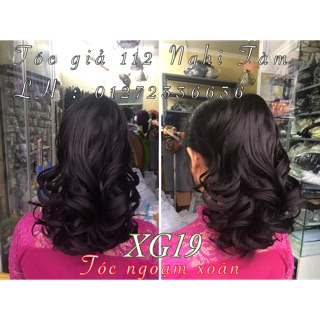 Tóc ngoạm xoăn ngắn