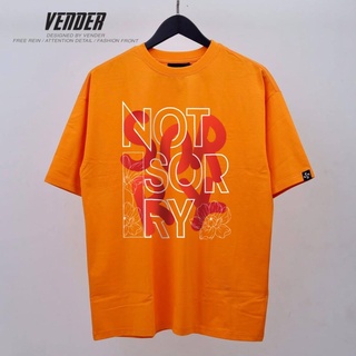 Áo BASIC TEE NOT SORY VENDER  thun nam nữ dáng Oversize, chất cotton  (V87)