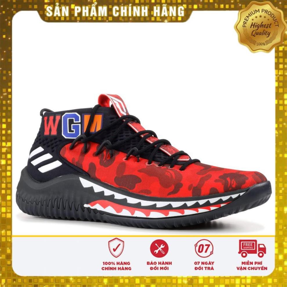 SALE [Chính Hãng] (100% Adidas chính hãng) Giày Adidas Dame 4 Bape RED CAMO . 2020 new . :)) [ MỚI VỀ ] ↩ . !