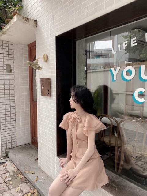 Váy tơ tiểu thư