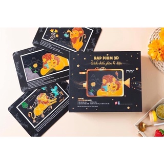 Sách chiếu phim 3D gồm 5 câu truyện ngụ ngôn cho bé. Tặng kèm app song ngữ trị giá 399k