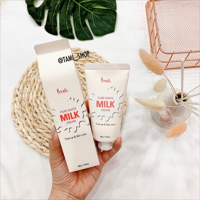 KEM DƯỠNG DA PRRETI PURE WHITE MILK CREAM