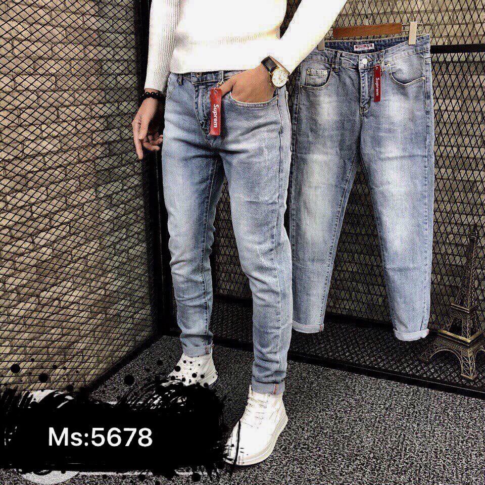Quần jeans nam co giãn ống côn JN5678