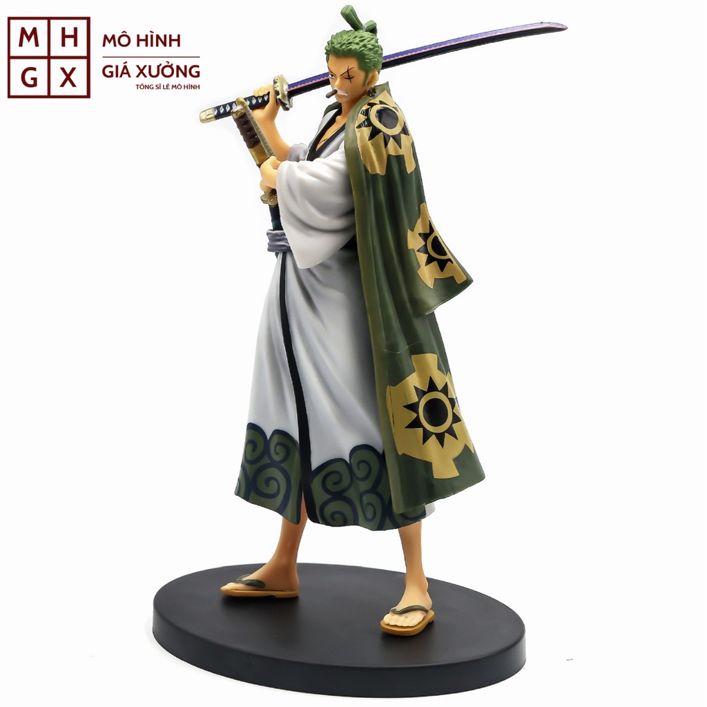 Mô hình One Piece Zoro ở wano quốc cao 17cm , figure one piece roronoa zoro , mô hình giá xưởng