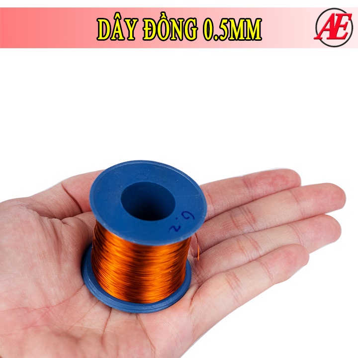 Dây đồng cuộn 100g 0.5mm