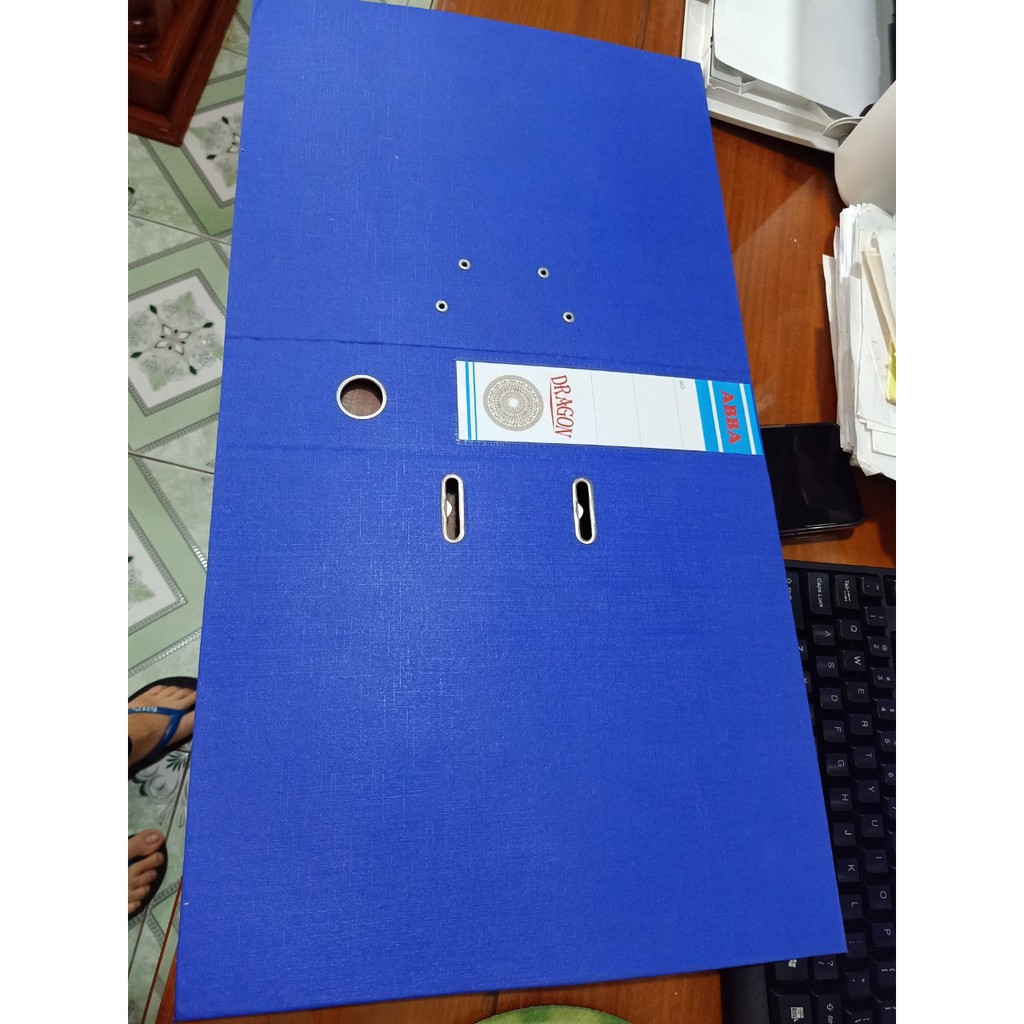 Bìa còng 2 mặt si ABBA 7F - F4 đựng chứng từ loại tốt