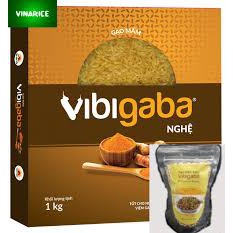 Gạo Mầm Hữu Cơ Vibigaba Nghệ - 1kg - Sản phẩm thực dưỡng hữu cơ