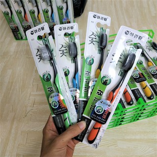 Bàn Chải Đánh Răng Than Tre Hàn Quốc BOSSI Cao Cấp An Toàn Cho Sức Khỏe