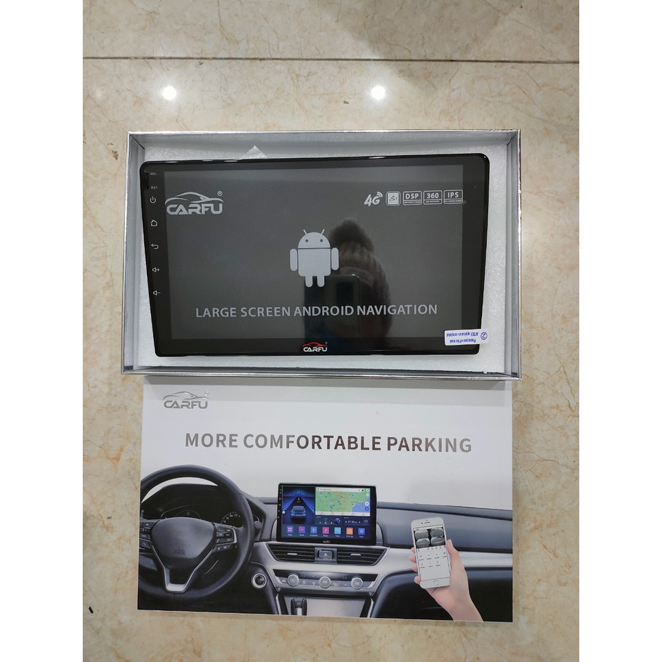 Combo Màn hình Android + camera lùi + camera hành trình xe Hyundai Grand I10 2015 đến 2020 9'' Ram 2-32G CPU 4 nhân