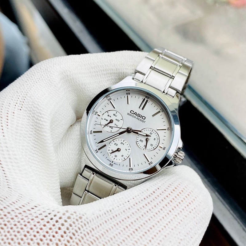 Đồng hồ nam Casio Anh Khuê MTP-V300D-7AUDF