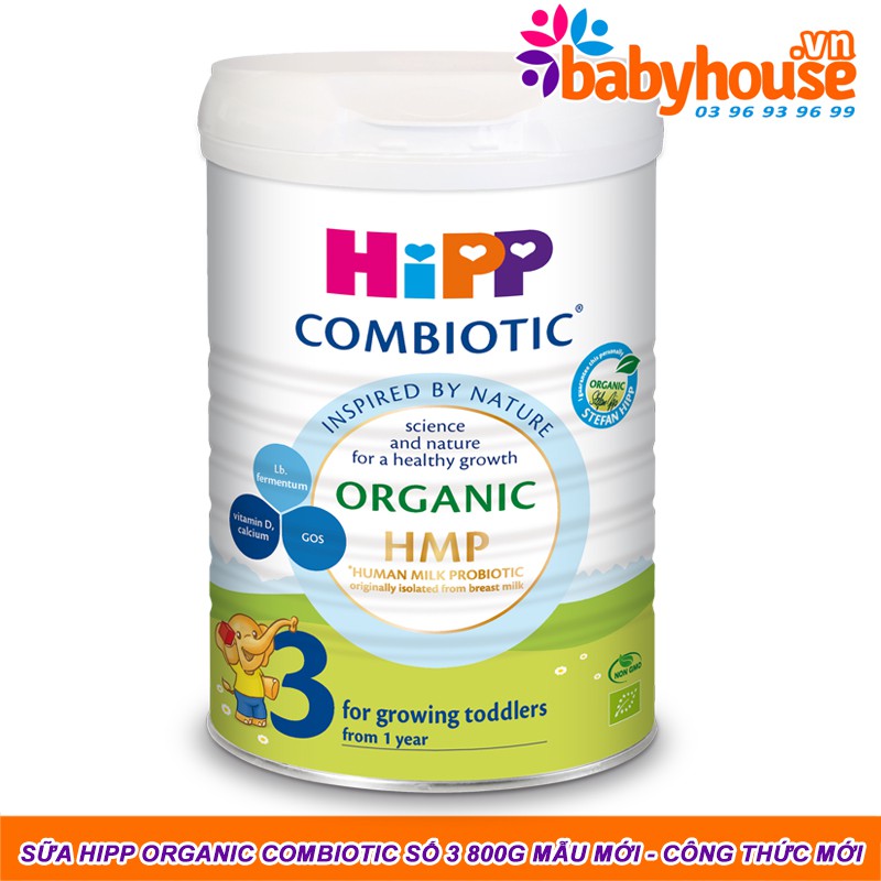 Sữa Hipp Organic hữu cơ đủ số 350G 800G Giá Rẻ | date mới | tách nắp MẪU MỚi