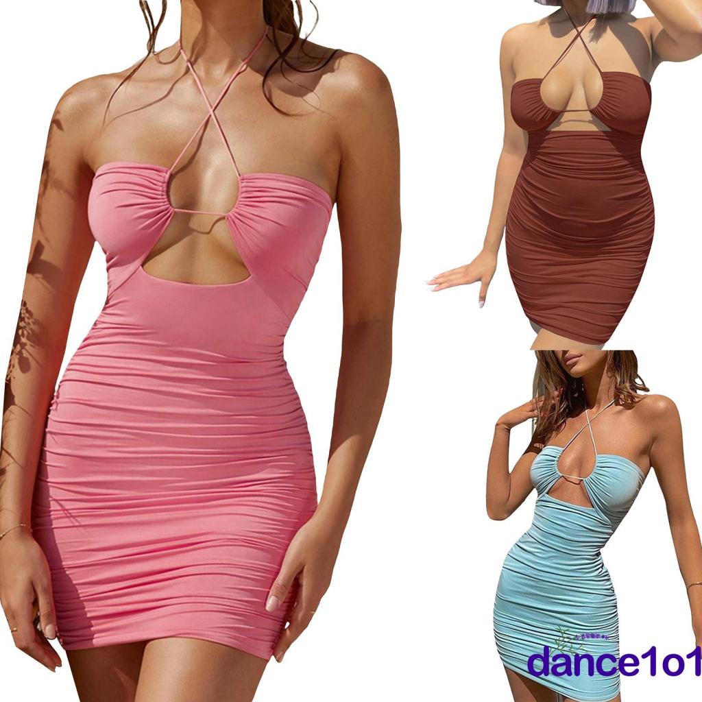 Đầm không tay màu trơn thời trang dành cho nữ